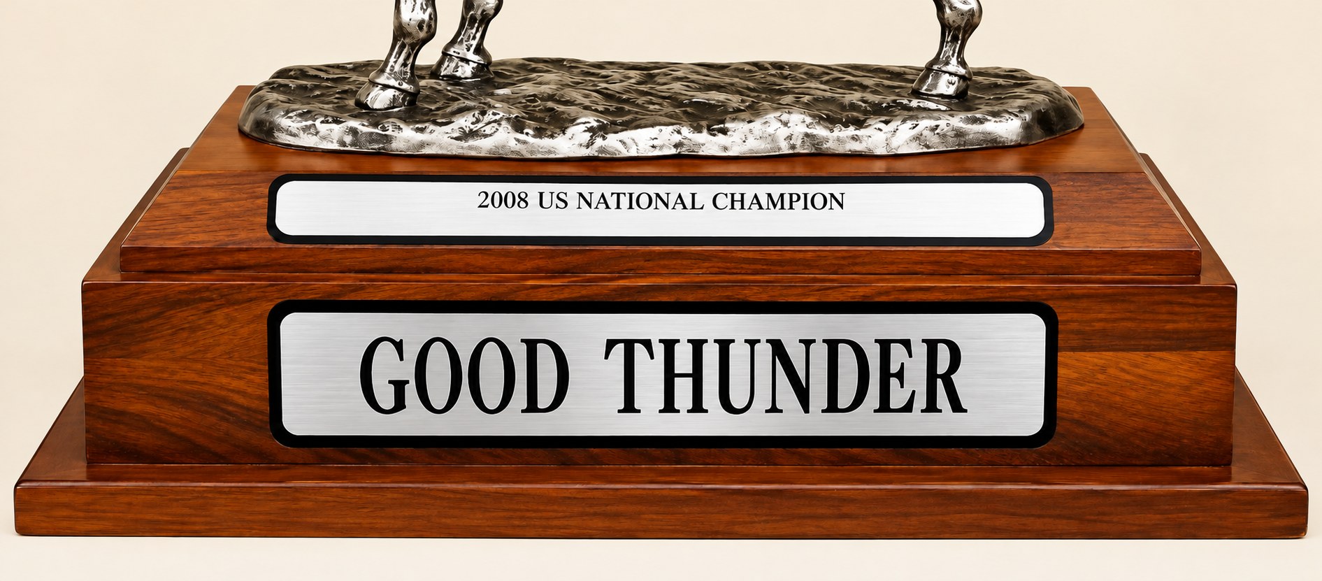 National Champion Trophy Nameplate