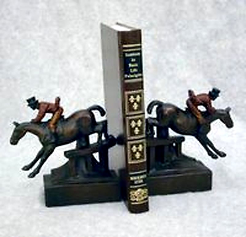 Fox Hunt Bookends