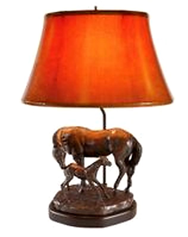Mare & Foal Lamp