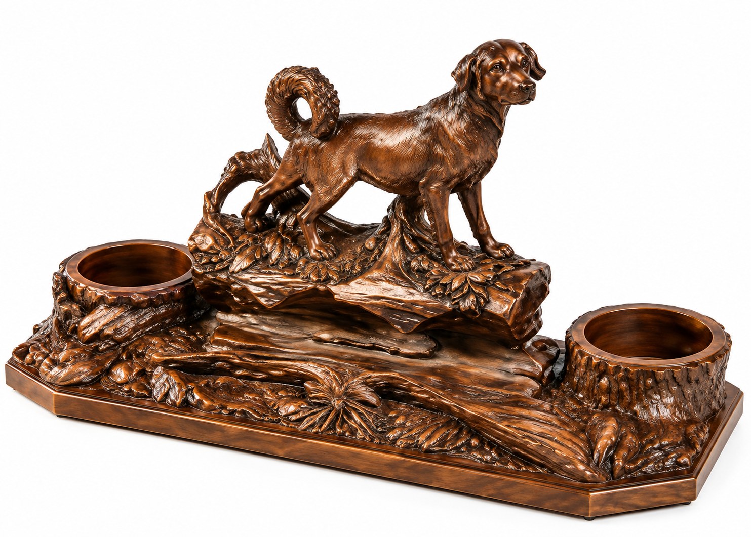 Dog & Pen Holder Desk Tray