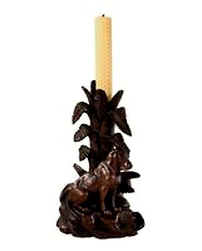Sitting Dog Candleholder