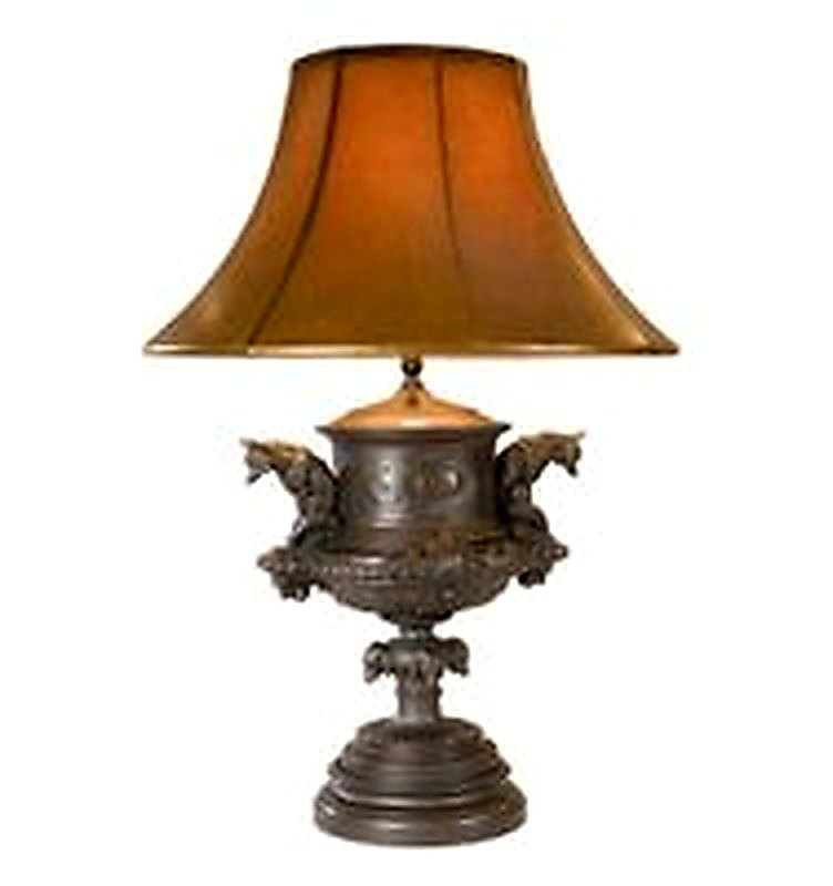 Pondering Fox Lamp