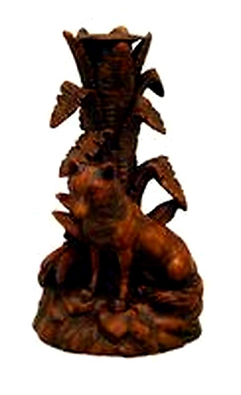 Sitting Fox Candle Holder