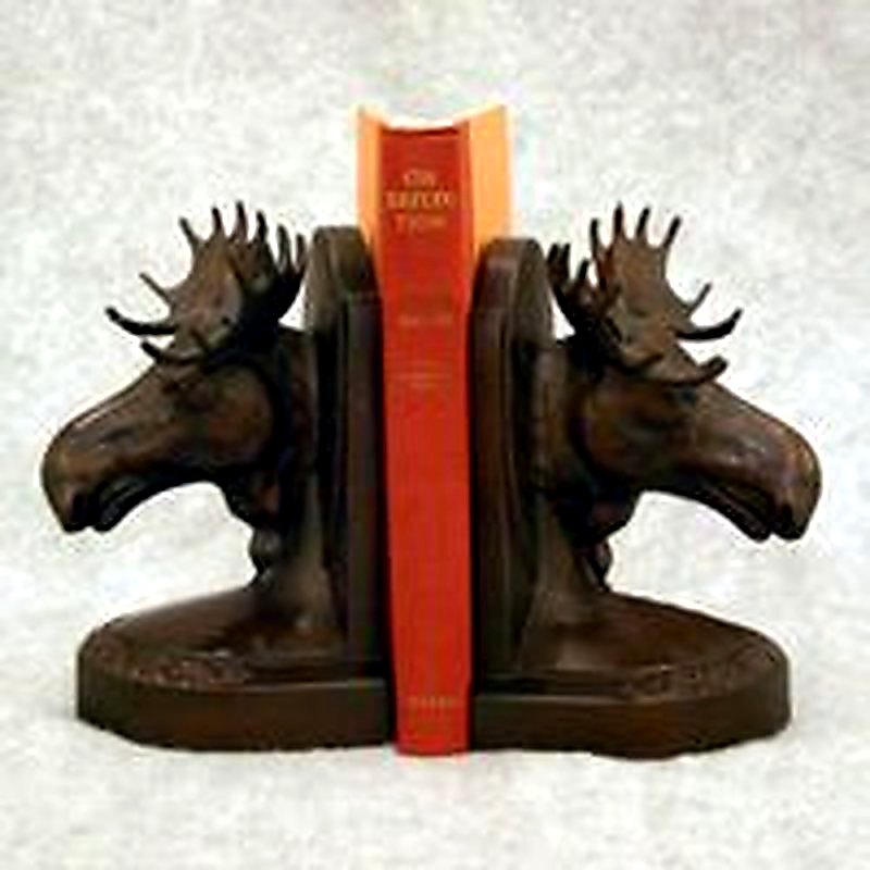 Large Moose Bookends