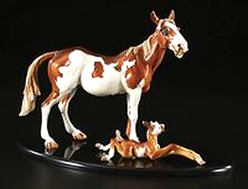 Cartoon/Whimsical Mare And Foal