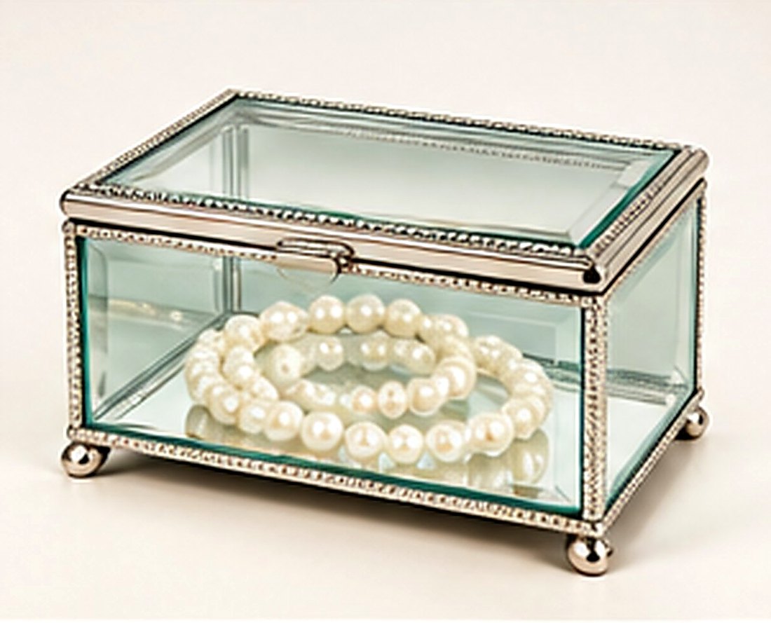 Square Glass Hinged Box Trophy