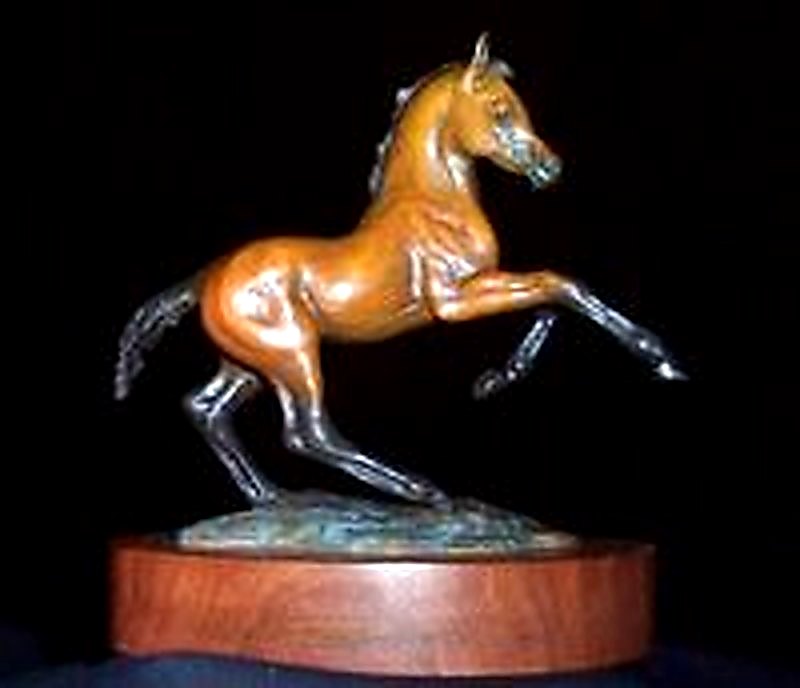 "Spooked" Bronze Statue by Jonathan Moeller