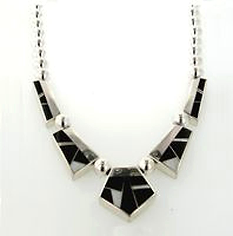 Tuxedo 5 Piece Pendant Necklace