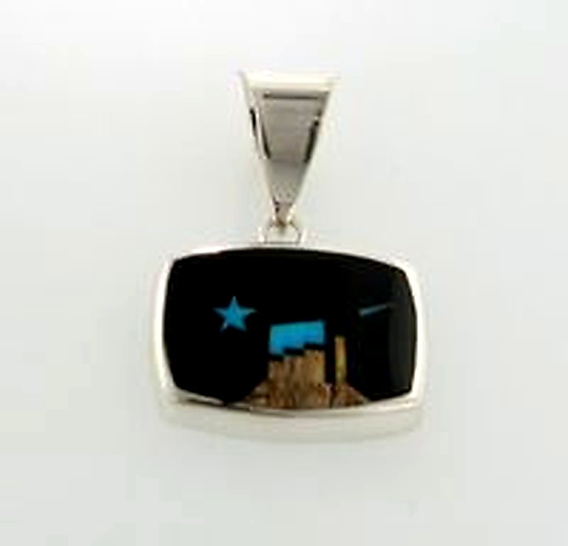 Turquoise Creek Picture Wide Rectangle