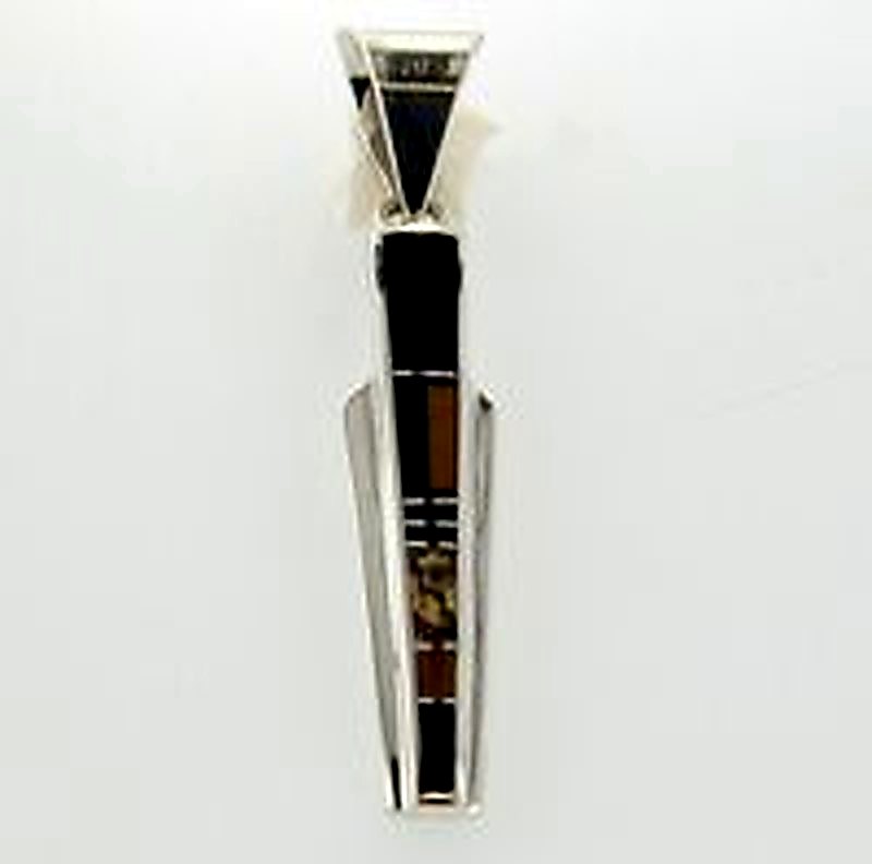 Native Earth Long Narrow Pendant