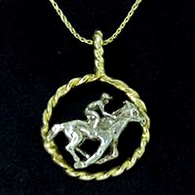 Twisted Rope Thoroughbred Necklace