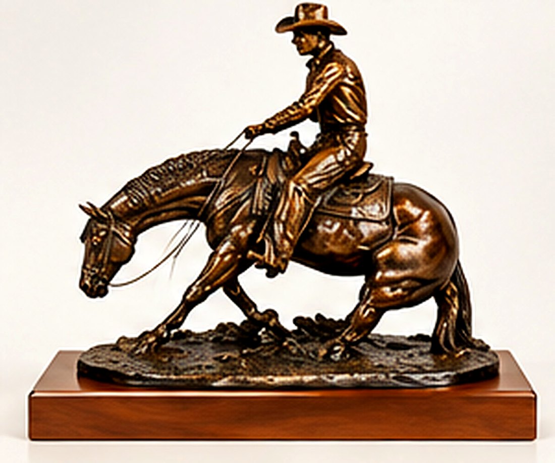 "In The Dirt" Large Reining Horse (large base)