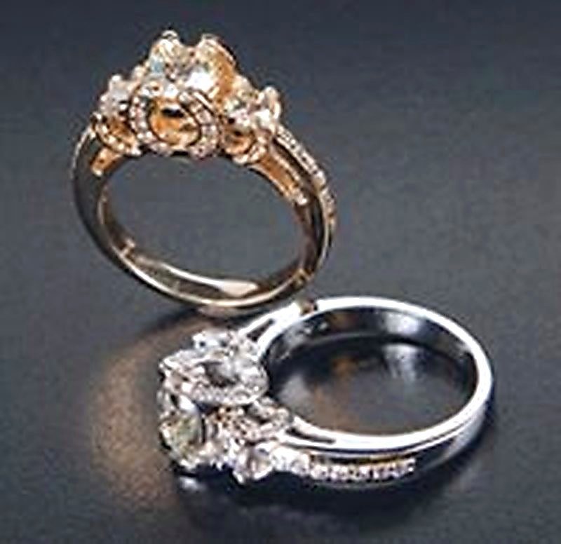 Horseshoe Engagement Ring