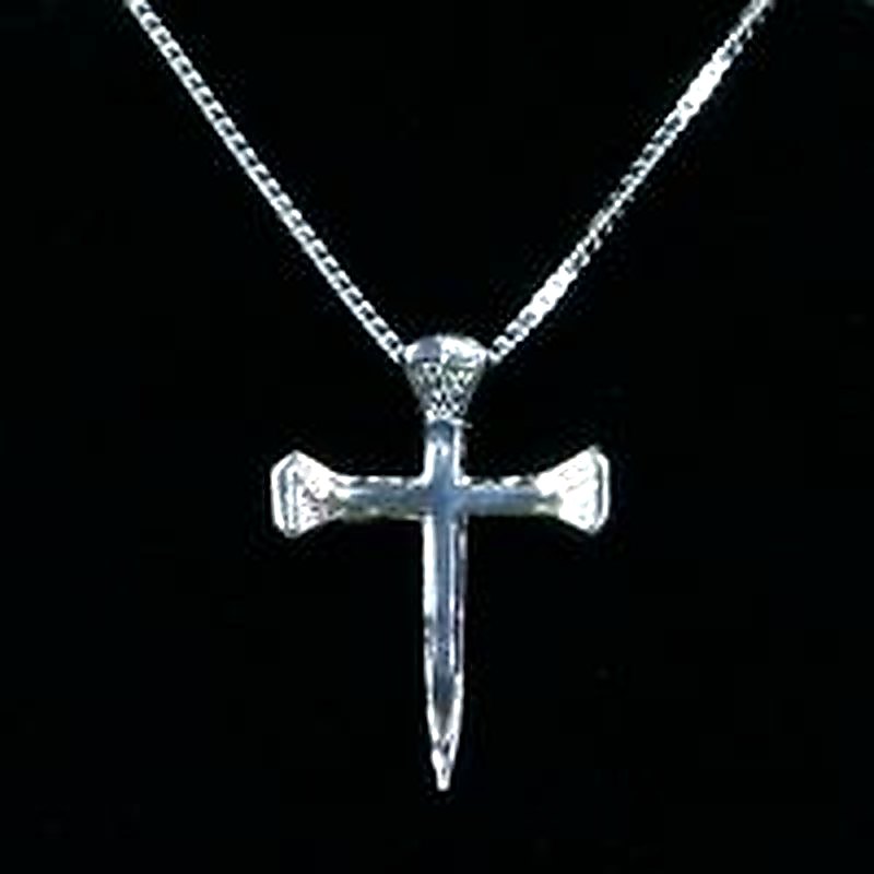 Overlaid Horseshoe Nail Cross