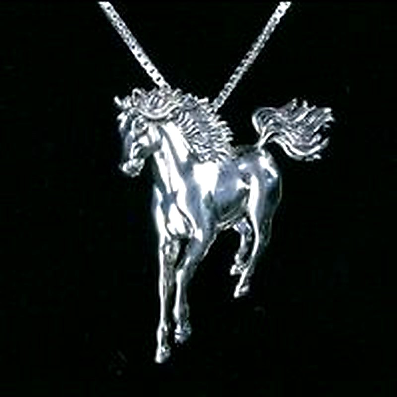 Horse Necklace or Broche