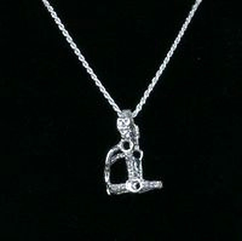 Cz Halter Necklace 1"