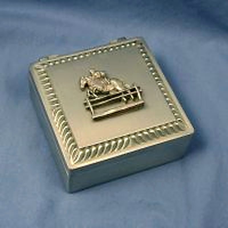 Square Pewter Box