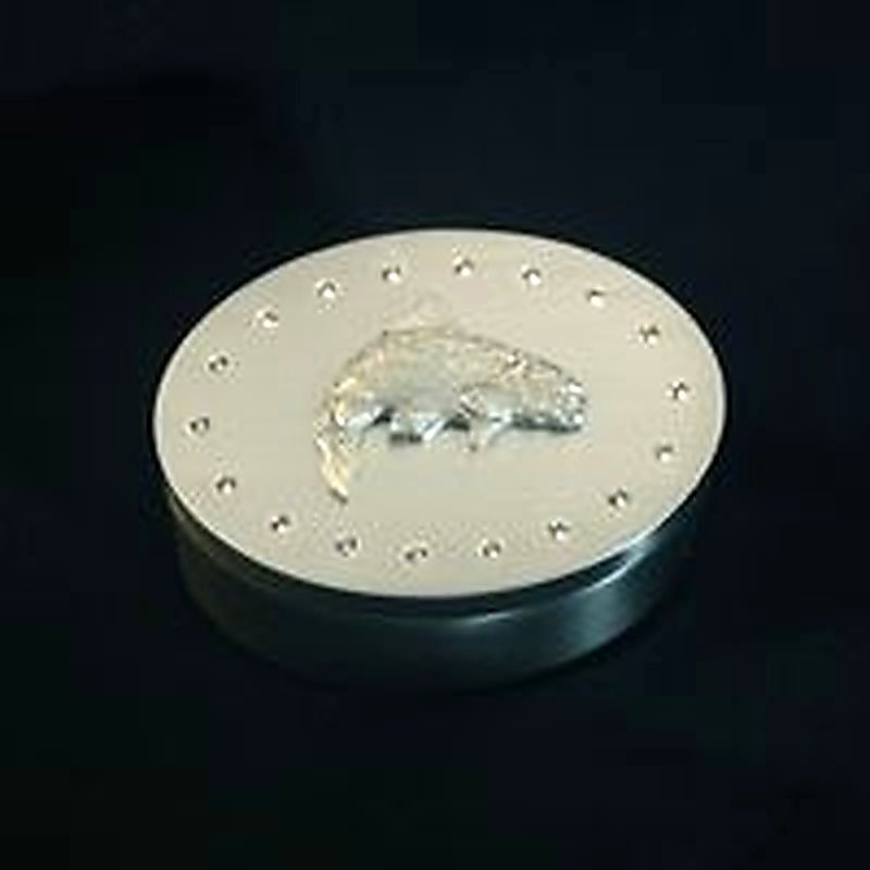 Oval Box w/Crystals